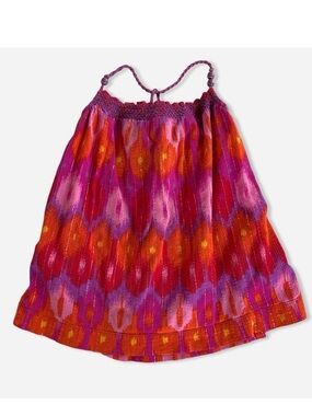 Baby Gap Vibrant Pink and Orange Sleeveless Dress